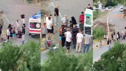 Başiskele'de motosiklet çocuğa çarptı