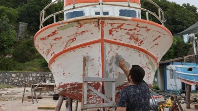 Kocaeli balıkçıları yeni sezona hazırlanıyor