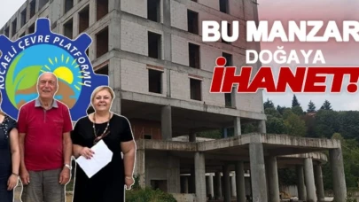 Maşukiye'de terk edilmiş bina tepki çekiyor