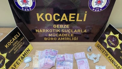 Kocaeli'de narkotik operasyonu 4 tutuklama