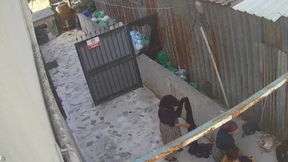 Kocaeli'de kadınlar bahçede kıyafet değiştirdi
