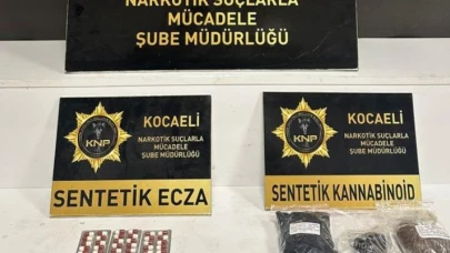 Kocaeli operasyonunda uyuşturucu ve sigara filtresi ele geçirildi