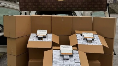 Körfez’de 300 bin makaron ele geçirildi