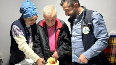 Kartepe belediyesi yaşlıları yalnız bırakmadı