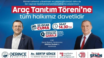 Derince Belediyesi yeni araçları tanıtacak