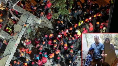 Gebze'de çöken binada cenazeler çıkarıldı