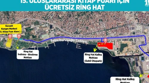 Kocaeli kitap fuarına ücretsiz ulaşım sağlanacak
