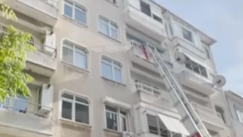 "Darıca'da riskli bina tahliye edildi"