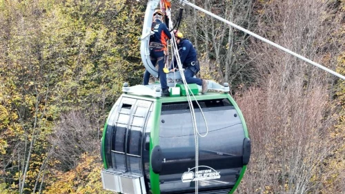 Kartepe Teleferik’te kurtarma tatbikatı yapıldı