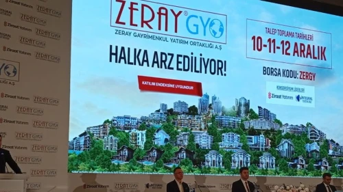 Zeray GYO halka arz için geri sayım başladı