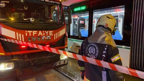 Kocaeli'de tramvay kazasında yaşlı kadın yaralandı
