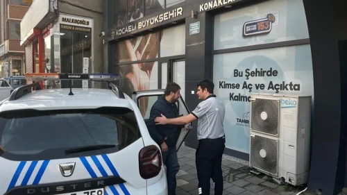 Kocaeli zabıtası vatandaşlara yardım eli uzattı