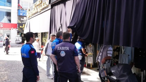 Düzce'de esnafa kaldırım şoku: İşgale 17 bin 718 TL ceza kesildi