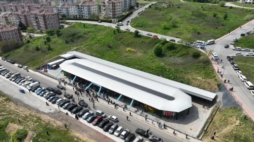 Korucuk’ta kapalı pazaryeri hizmete açıldı