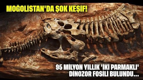 Moğolistan'da şok keşif: 95 milyon yıllık 'iki parmaklı' dinozor fosili bulundu