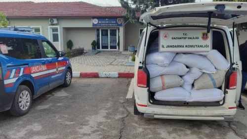 Jandarma milyonluk kaçağa el koydu: 3 bin 250 kilogram kaçak tütün ele geçirildi