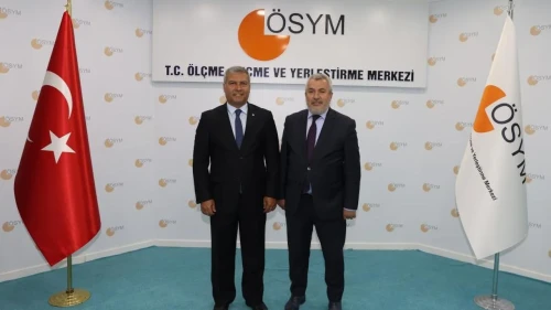 Anadolu Üniversitesi Rektörü'nden ÖSYM Başkanı'na ziyaret: Sınav süreçleri ve akademik iş birliği masaya yatırıldı