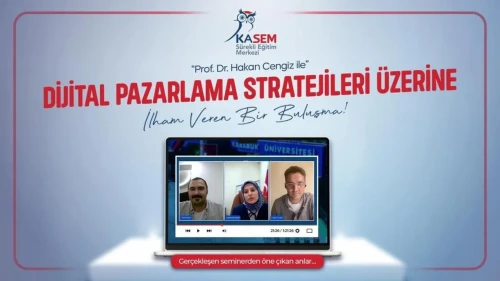 Dijital Pazarlama Stratejileri semineri: Algoritmaların gücü ve katılımcılardan büyük ilgi