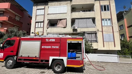 Aydın'da unutulan ütü yangın çıkardı, yatak odası kullanılmaz hale geldi