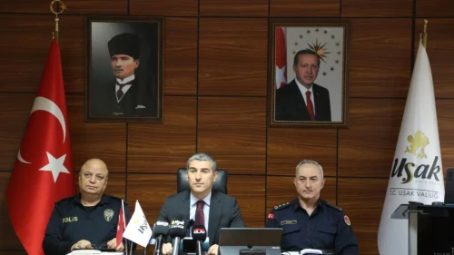 Uşak'ta güvenlik seferberliği: Suç oranları düşerken yakalananların sayısı arttı