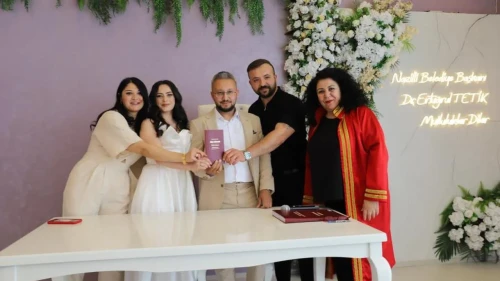 Nazilli'de nikah maratonu: Her yarım saate bir çift evlendi