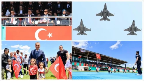 19 Mayıs'ta Bingöl Stadyumu'nda F-16'ların gökyüzündeki gösterisiyle coşku dorukta