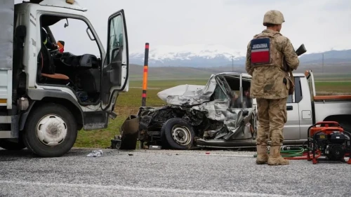 Erzurum’da jandarma bölgesinde bir ayda 17 trafik kazası