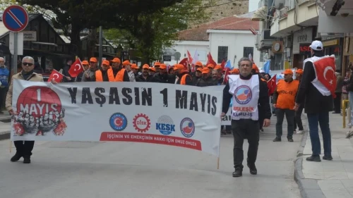 Sinop'ta 1 Mayıs coşkusu: İşçi hakları için birlikte haykırdılar