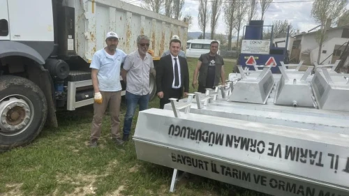 Aydıntepe meralarında verimlilik artıyor: 25 adet sıvat dağıtıldı
