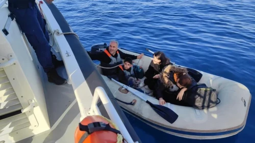 Bodrum'da 2'si çocuk 4 düzensiz göçmen yakalandı