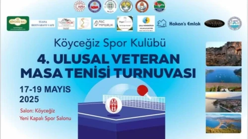 Köyceğiz, veteran masa tenisi tutkunlarını 2025'te buluşturuyor: Spor turizmi için yeni bir başlangıç