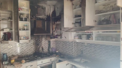 Tosya'daki apartman yangınında panik! Can kaybı yok, fakat maddi hasar büyük