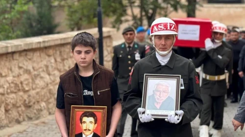 Mardin'de Kıbrıs Gazisi Zeki Aygün, askeri törenle son yolculuğuna uğurlandı