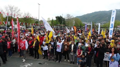Ordu'da 1 Mayıs etkinliği: İşçi bayramı kutlamaları