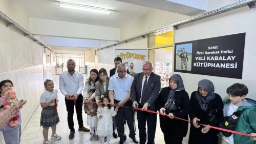 Karacasu'da Şehit Veli Kabalay Kütüphanesi kapılarını açtı