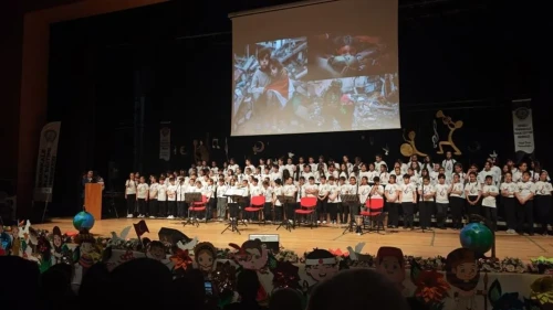 Denizli'de TBMM'nin 105. yıldönümü coşkuyla kutlandı: Koro performansı göz doldurdu