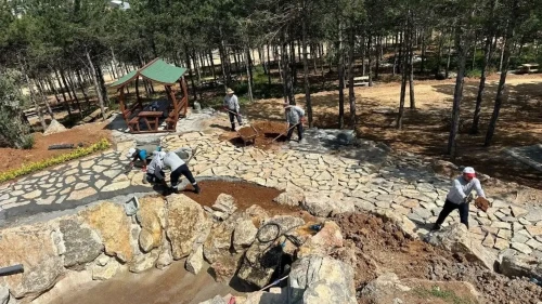 Gebze Damga Tepe Mesire Alanı inşaatı sürüyor