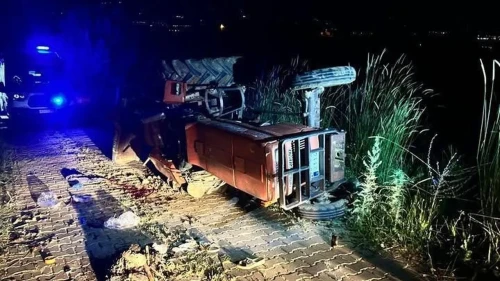 Manisa'da feci traktör kazası: Sürücü yaşamını yitirdi, eşi yaralandı