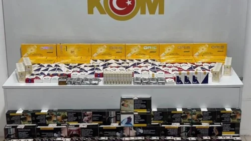 Samsun'da 17 bin 760 adet doldurulmuş makaron sigara ele geçirildi