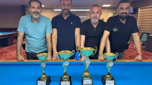 Düzce'de 19 Mayıs Gençlik Haftası Bilardo Turnuvası'nda Muzaffer Kahraman şampiyon oldu