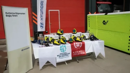 Hyundai'den Kocaeli itfaiyeye dev destek: Hayatı kurtaracak ekipmanlar teslim edildi