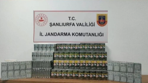 Şanlıurfa'da Jandarma'dan kaçakçılığa darbe: 980 paket gümrük kaçağı sigara ele geçirildi