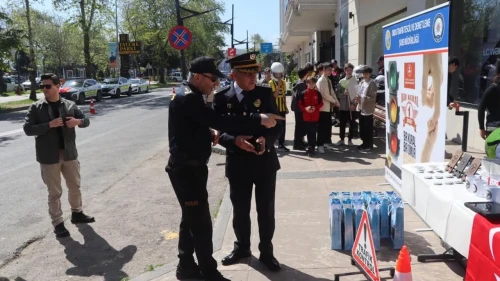 Ordu'da trafik farkındalık etkinliği: Ünye'de uygulamalı etkinlik düzenlendi
