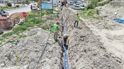 Demirci'ye kesintisiz içme suyu için dev adım: 5 yeni sondaj, 5 bin 500 metrelik terfi hattı yatırımı