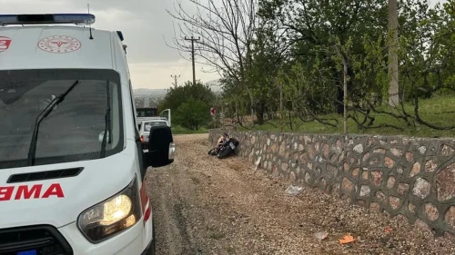 Elazığ’da motosiklet kazası: 1 yaralı