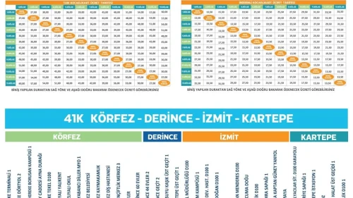 Kocaeli Büyükşehir'den Hat 41K ile yolcu dostu ulaşım