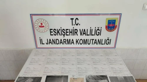 Eskişehir'de tefeci operasyonu: 4 milyon 700 tl değerinde çek ele geçirildi