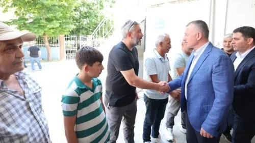 Büyükakın Gülşah Yazıcının babasının cenazesine katıldı