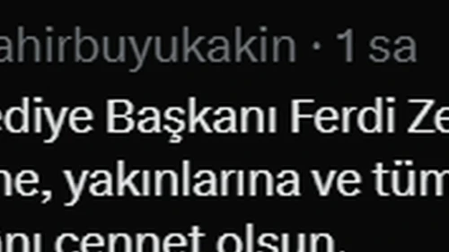 Manisa Belediye Başkanı Ferdi Zeyrek hayatını kaybetti