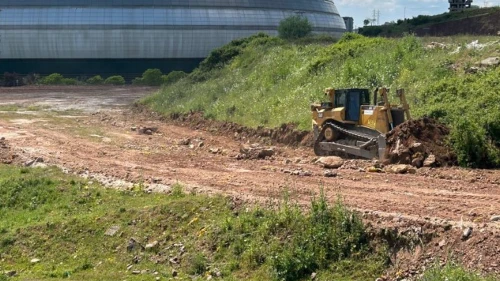 Kocaeli Stadına misafir taraftarlar için otopark yapılıyor
